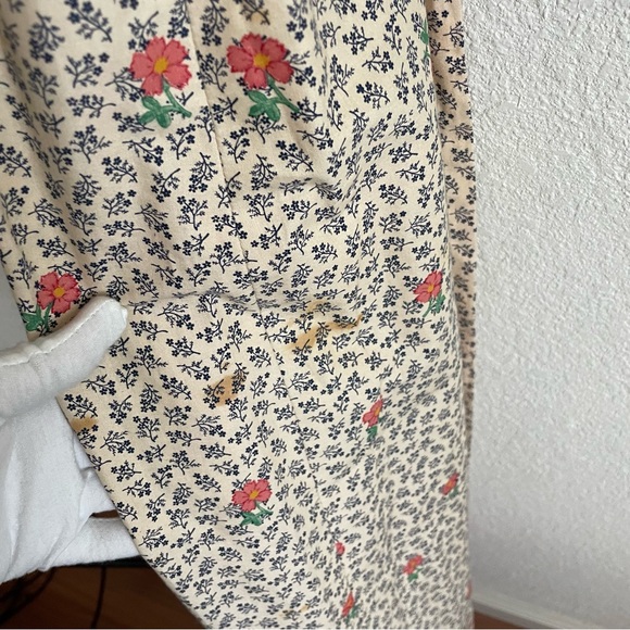 Vintage Just Choon California Prairie Mixed Print Floral Boho Cottagecore Dress - Picture 12 of 16